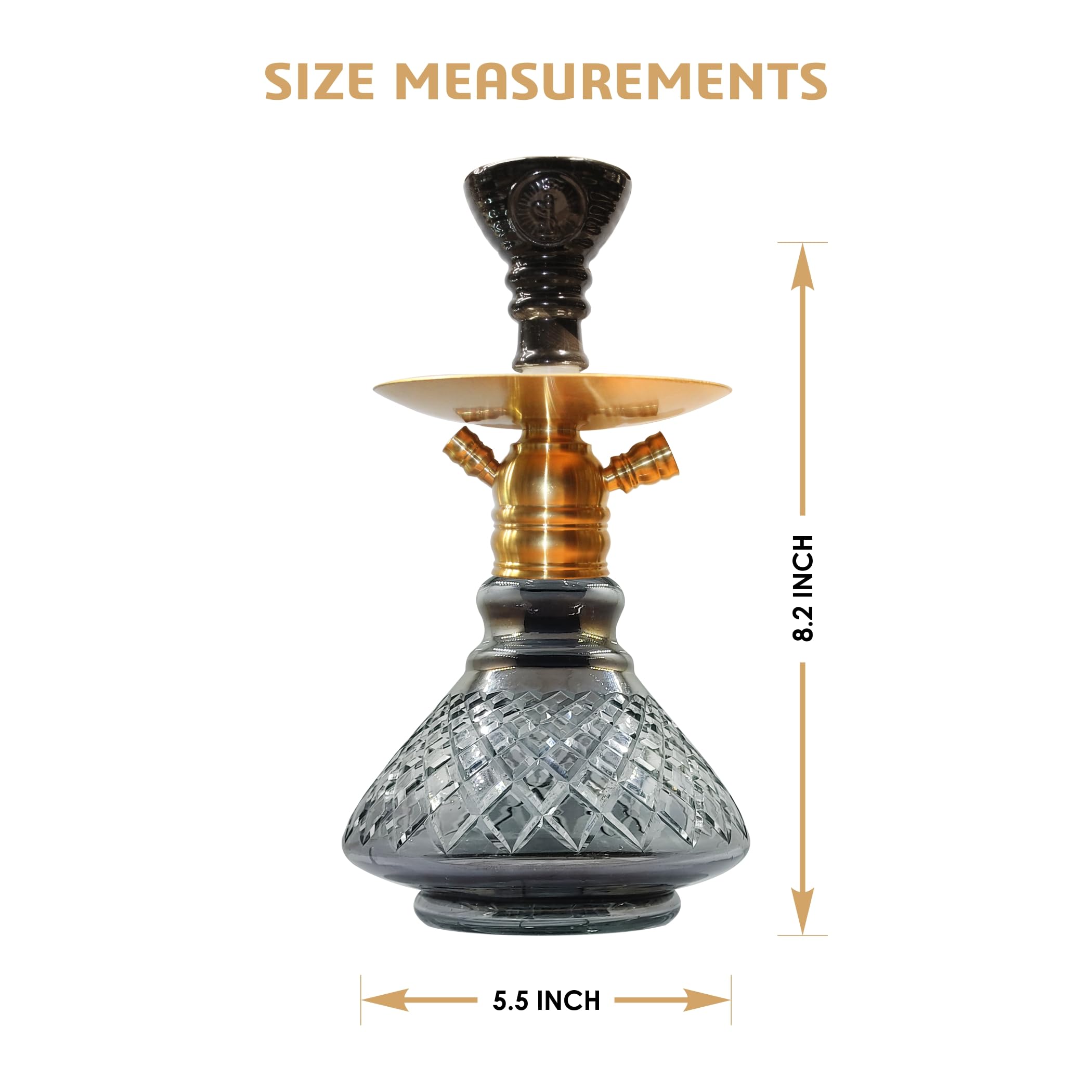 COCOYAYA X Series Hookah X8 Golden : Amazon.in: Home & Kitchen